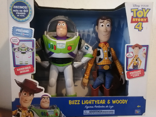 Buzz Lightyear & Woody Toy Story 4 Set Figuras Parlantes