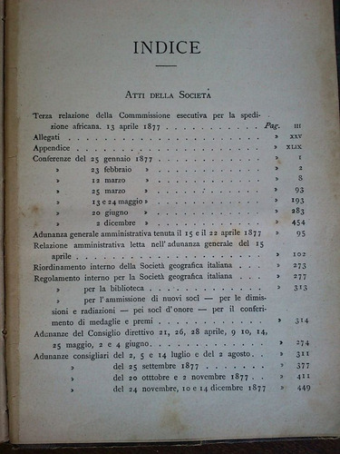 Imagen 3 de 7 de Bollettino Della Societa Geografica Italiana Anno 1877