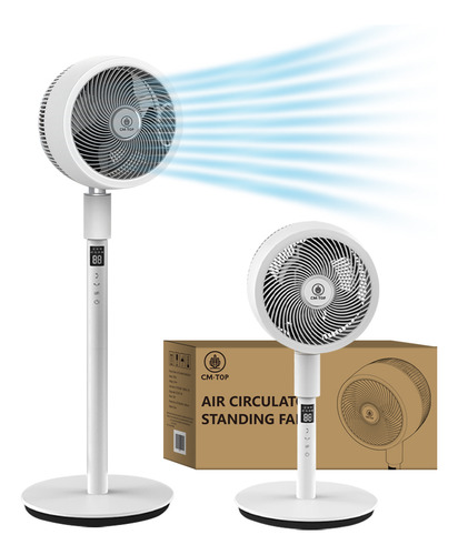 Ventilador De Pie Cm-top 32 Velocidades Plástico