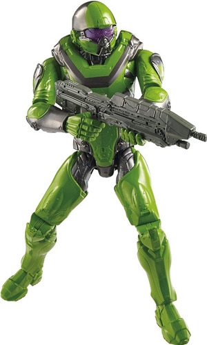 Halo Spartan Athlon Green Figura De Acción Mattel Incluye