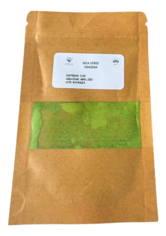 Mica Verde Manzana Pigmento Mineral