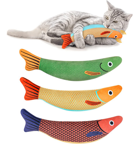 Wonowpa Juguete De Hierba Gatera, 3 Piezas De Juguetes Para