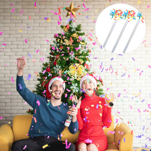 Tubo Para Fuegos Artificiales Con Confeti En Papel Tisú, Paq