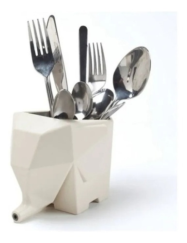 Imagen 1 de 5 de Escurridor Elefante Multiuso Cubiertos Cocina Baño Pileta