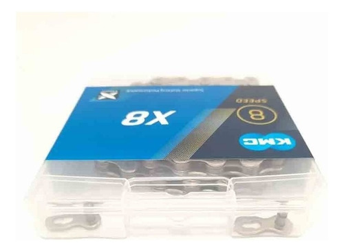 Imagem 2 de 5 de Corrente Kmc X8 8v 1/2 X 3/32 X 116 Compativel Shimano/ Sram