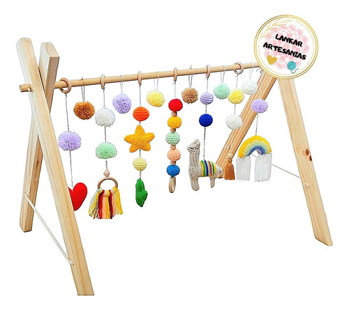 Gimnasio Montessori Bebe Llama Arcoiris Nordico Waldorf