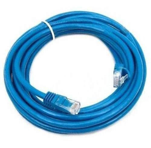 2 X Cabo De Rede Azul Cat 5e Internet 5 Metros Rj45 Crimpado