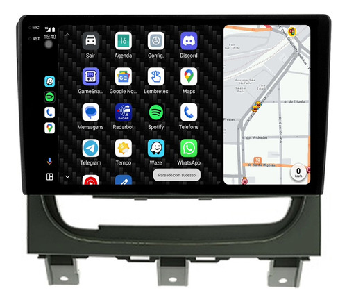 Multimidia Fiat Palio 13/19 9p Android Carplay 4/64gb + Ré