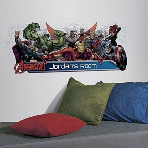 Roommates Rmk2240gm Marvel Avengers Ensamblar Cabecero Perso