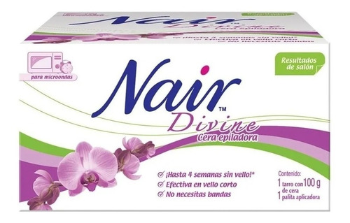 Cera Depiladora Nair Divine 100 G