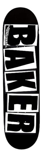 Baker Tabla De Skate (logotipo Negro/blanco, 8.475 )