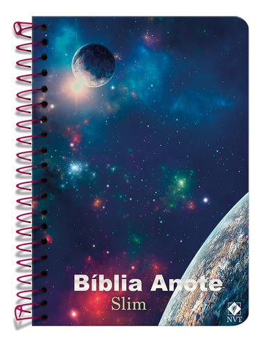 Bíblia Anote NVT Slim espiral - Universo: Série Slim, de NVT, Tyndale. Geo-Gráfica e Editora Ltda em português, 2022
