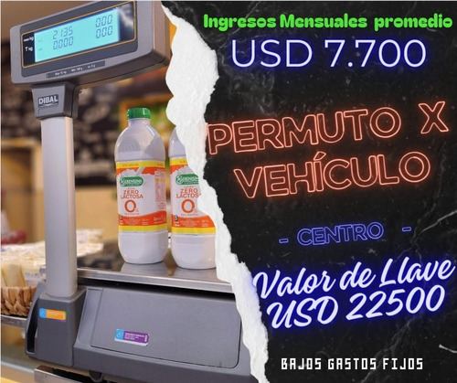 Vendo Llave De Minimarket En Muy Buena Zona Centrica - Tomo Vehiculo Como Parte De Pago - 