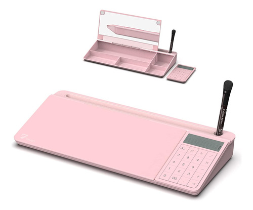 Deskboard Buddy With Calculator And Mirror, Dry Erase B...