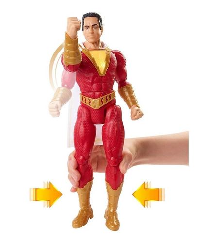 Shazam Golpe Relámpago Y Superman Poder Kriptoniano Figuras