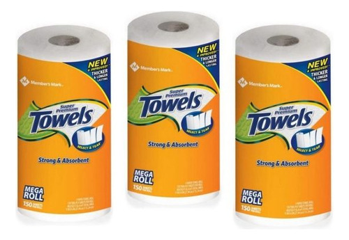 Bulto De Toallas De Papel, Premium Member's Mark (15 Und)