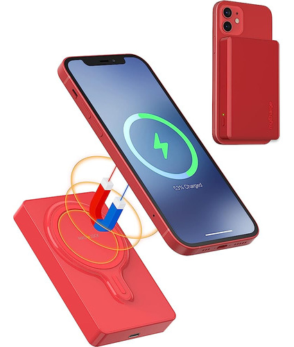 Mycharge Cargador Portátil iPhone 14, 13, 12 Y Mag Safe Case