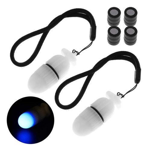 2 Luces Estroboscopicas Subacuaticas Para Buceo Nocturno Con