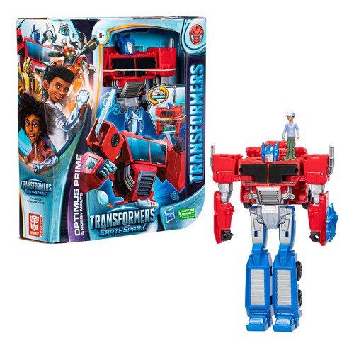 Transformers Earthspark - Optimus Prime E Robby Malto