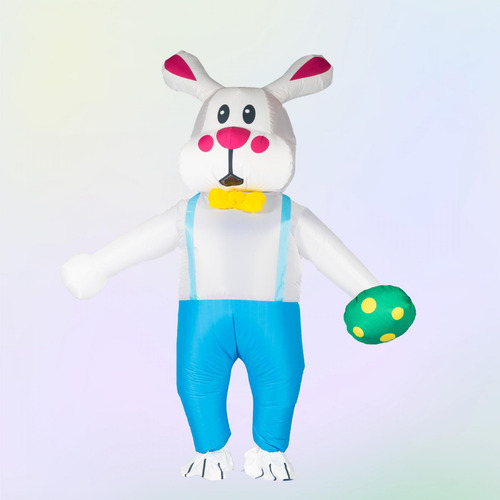 Disfraz De Conejo Inflable De Pascua Para Adultos Para