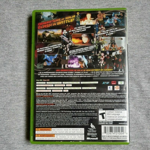 Naruto Shipudem Ultimate Storm Ninja Generation - Xbox 360 (Usado)