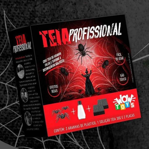 Imagem 4 de 5 de Teia De Aranha Profissional Decoração Profissional Halloween