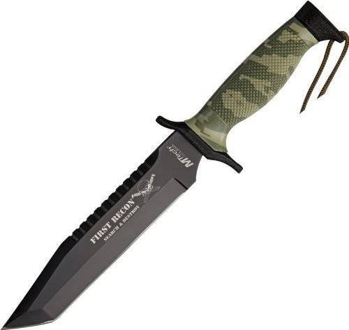 Cuchillo De Hoja Fija Mtech Usa Mt-676tc, 12 Pulgadas En