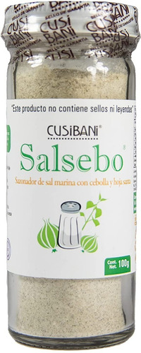 Salsebo Sal Y Hoja Santa Cusibani Frasco 100g Sazonador