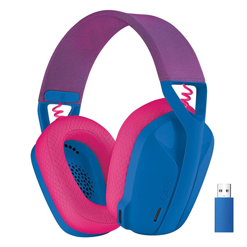 Logitech G435, Diadema Gamer Inalámbrica + Bt / Pc, Ps5 - Az