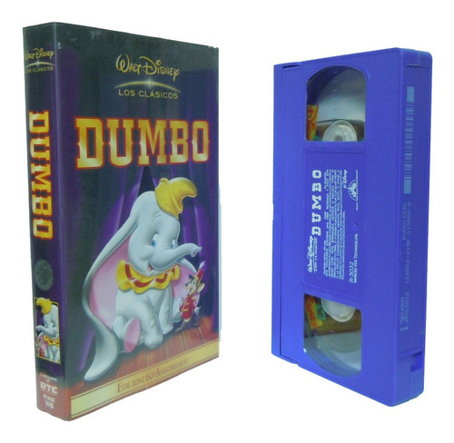 Dumbo Vhs Clásicos De Disney Original 100% Vintage Seminueva