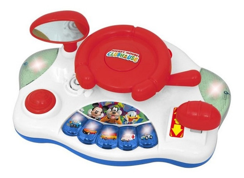 Volante Juguete Bebe Mickey Mouse Luz Sound New 1128 Bigshop