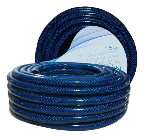 Manguera Riego Pvc Mallada 3/4 X 25 Mts Reforzada Trenzada 