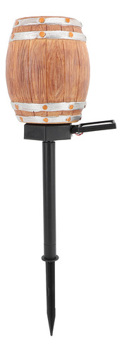 Barril De Vino Con Sensor Led Solar Pathway Pp