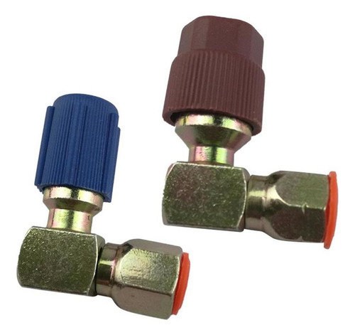Adaptador Lateral 90 3/8 7/16 Que Se Encaixa Em R12 A R134a