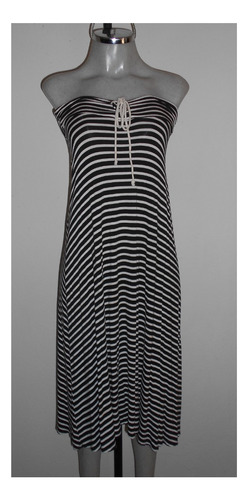 Vestido Free Kisses Blanco/negro Talla S