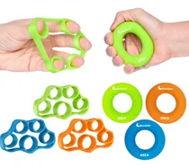 Comprar Fortalecedor De Agarre, Ejercitador De Dedos, Entrenador De Fuerza De Agarre (6 Piezas) * Material* Entrenamiento De Agarre Para El Antebrazo, Estira Los Dedos, Alivia El Dolor De Muñeca, El