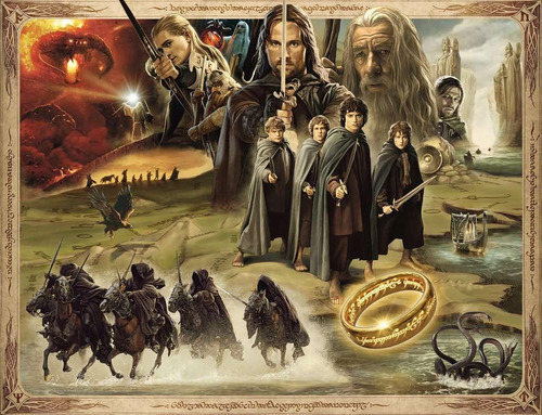 Rompecabezas Ravensburger El Señor De Los Anillos, 2000 Piez