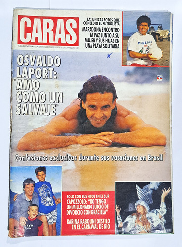 Revista Caras N° 631 / 1994 / Maradona Y Macri