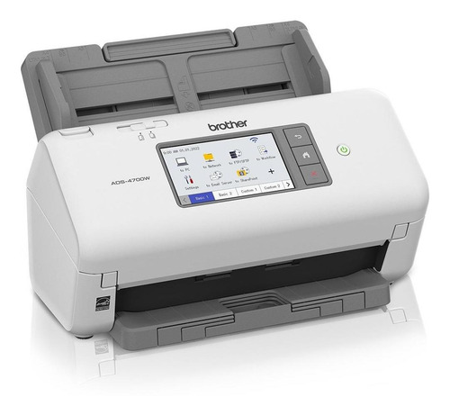 Escáner Brother Ads4700w Dúplex 40 Ppm / 80 Ipm, Wifi Color Blanco