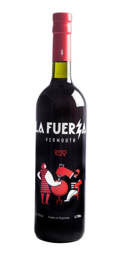 Aperitivo Vermouth La Fuerza Rojo 750ml.