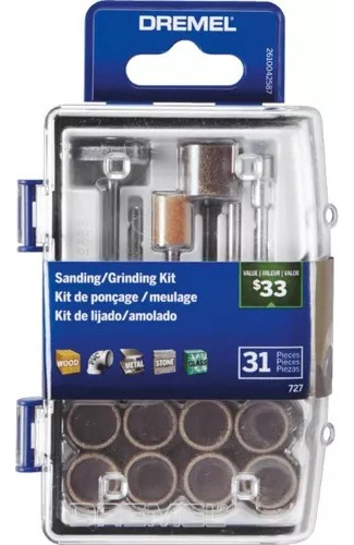 Kit 31 Accesorios Para Minitorno Dremel Lijado Y Afilado Csi