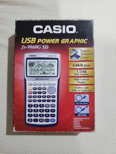 Calculadora Casio Usb Power Graphic Fx-9860g Sd (Usado)