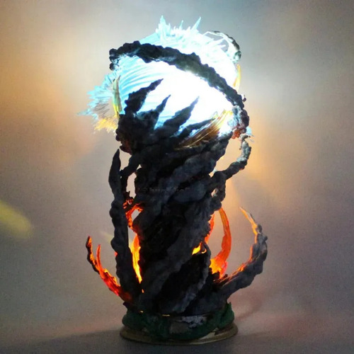 Action Figure - Dragon Ball Goku Genki Dama C/ Led Na Base