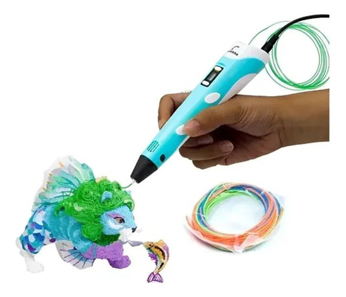 Lápiz 3d Impresora Dibujo + 10 Filamentos