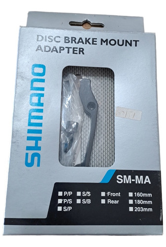 Adaptador Caliper De Freno Shimano Sm-ma-f 160 P/s