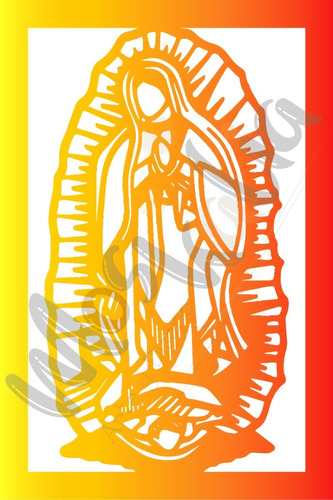 Virgen Cuadro Decorativo Archivo Corte Láser/cnc