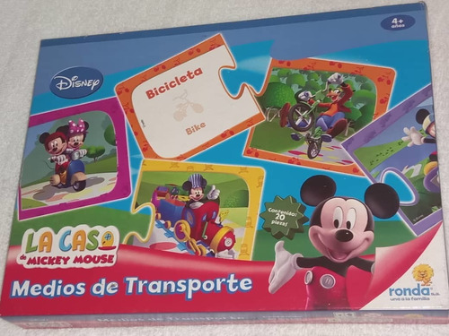 La Casa Mickey Juego Didáctico De Enseñanza Medios Transport