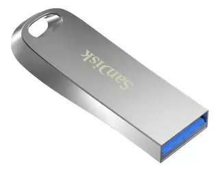 Pendrive Sandisk Ultra Luxe 128gb Usb 3.1 - 150mbps Color Gris Plata