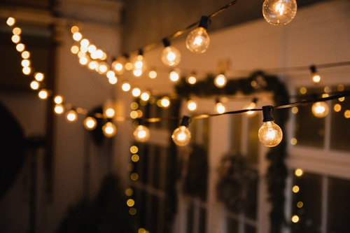 Imagen 5 de 7 de Extension Guirnalda De Luces Y Bombillos Vintage Exteriores