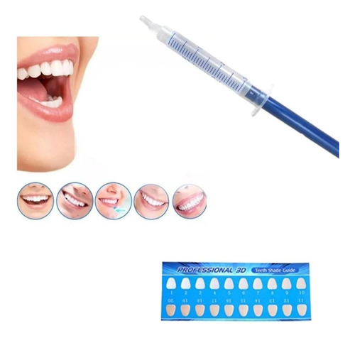 Blanqueamiento Dental En Jeringa Para Luz Led Uv
